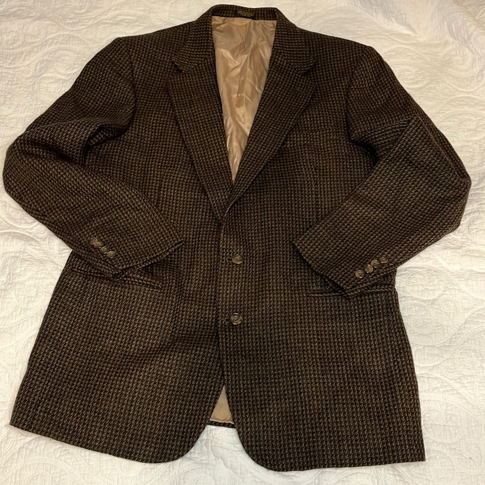 Vintage Oscar de La Renta Men’s Tailored Wool Blazer/ 44L